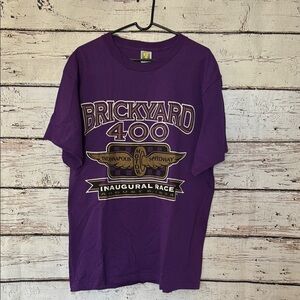 Vintage Brickyard 400 Purple T-Shirt Inaugural Race 1994 NEVER WORN Size L Large